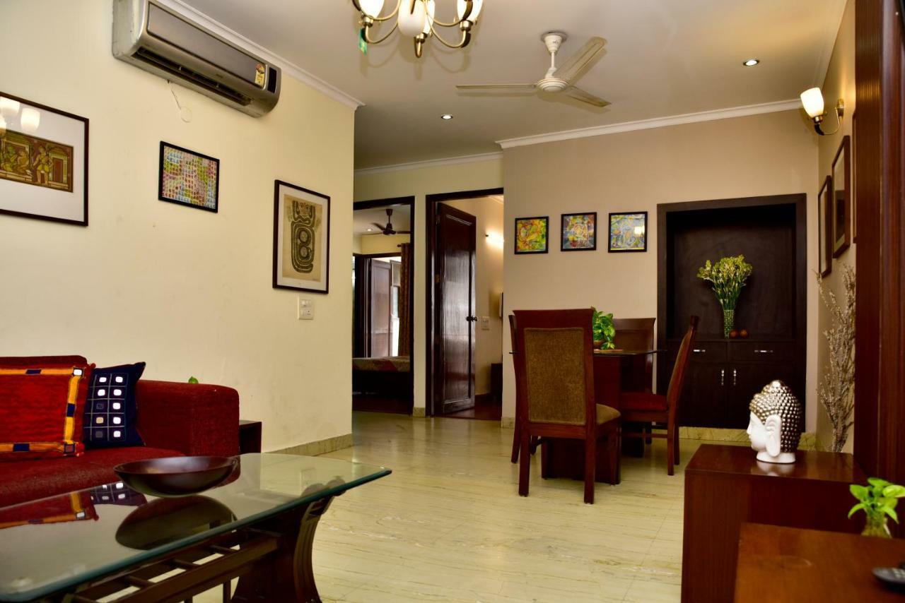 2Bhk Comfortable Furnished Serviced Apartments In Hauz Khas - Woodpecker Apartments New Delhi Exterior photo